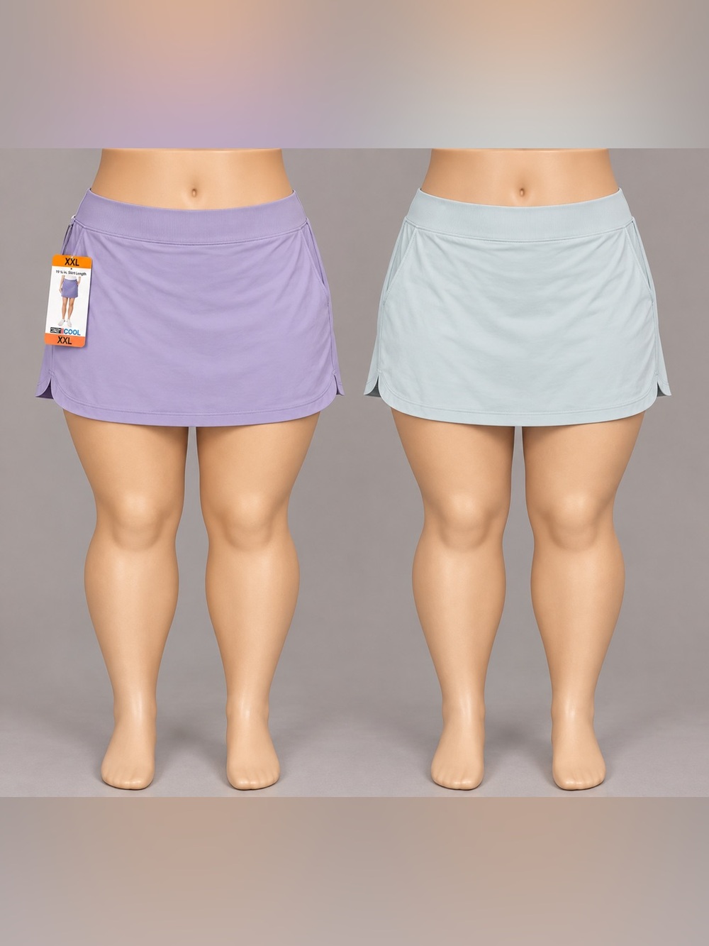 32 Degrees XXL Skort Bundle 2 Pack Lavender & Mint